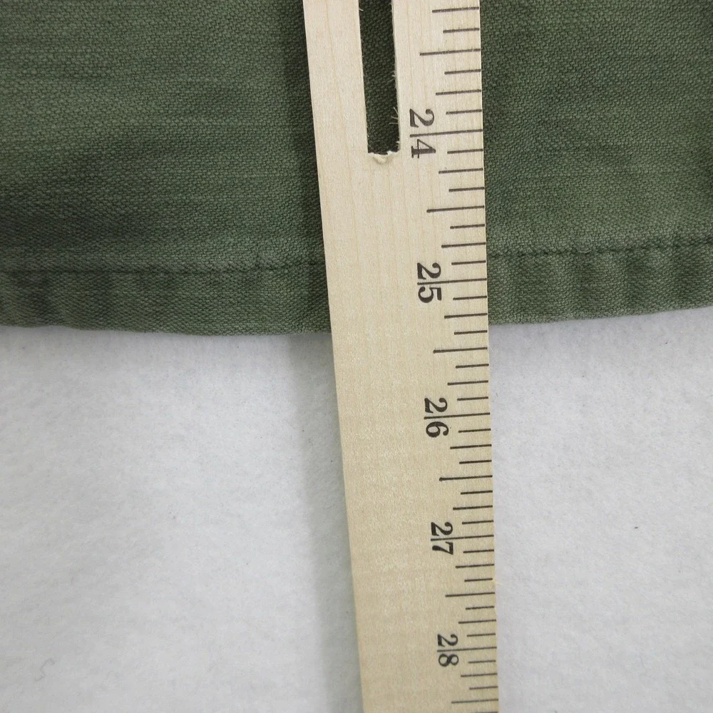 US Army Men's Shirt 13.5x30 OG-107 Vintage Cotton Sateen Vietnam Utility Jacket